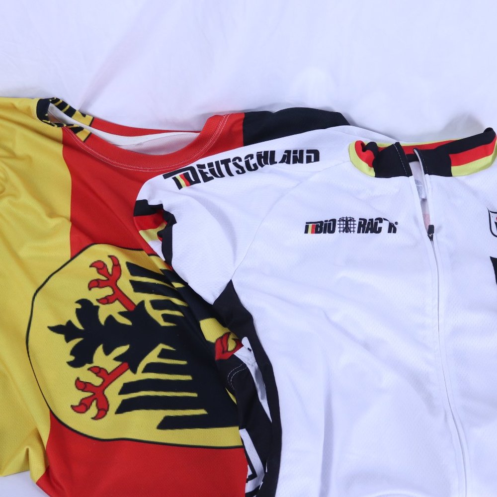 VINTAGE MENS BIORACER TEAM GERMANY CYCLING SHIRT JERSEY L / M Bundle